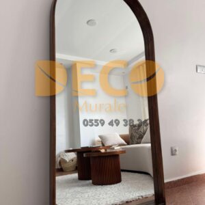 miroir arcade cadre bois être
