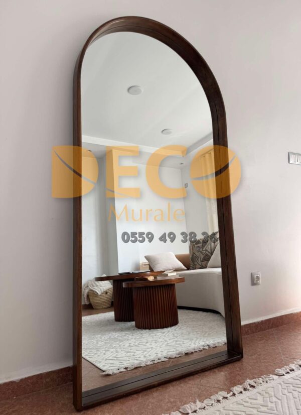 miroir arcade cadre bois être